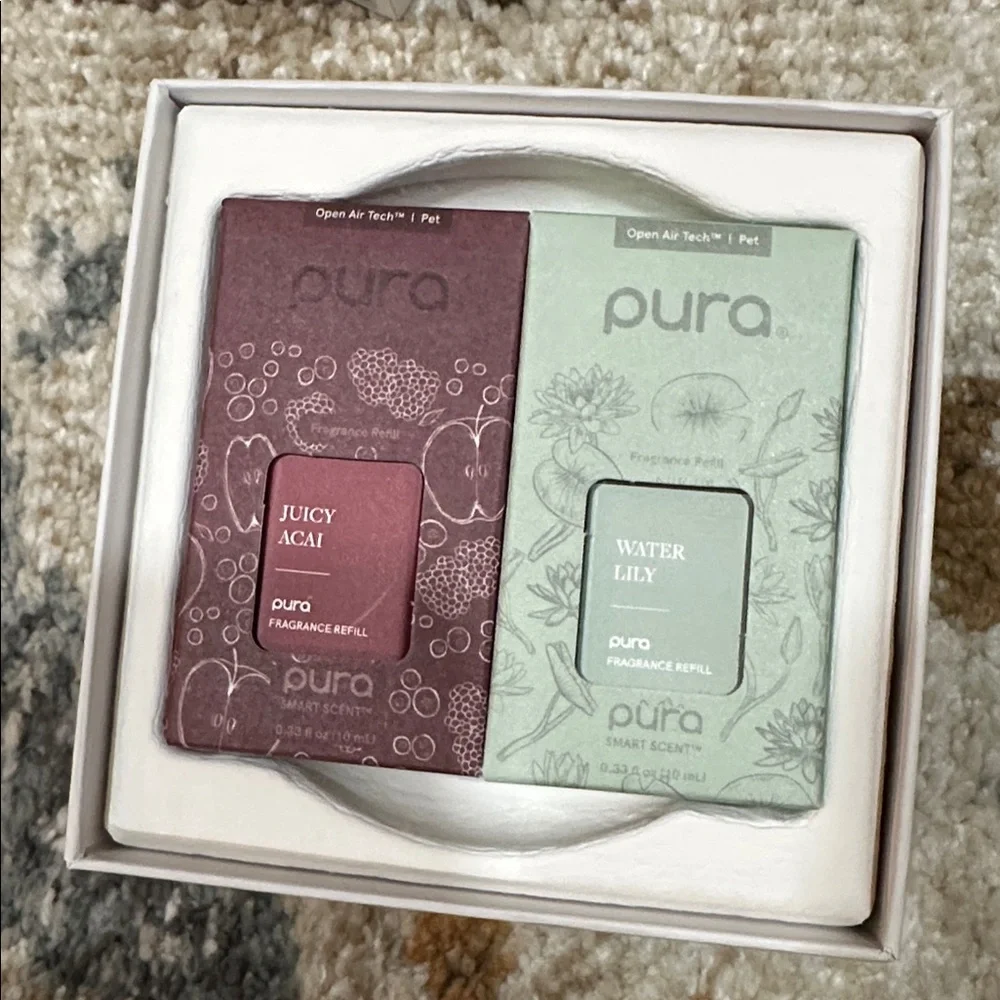PURA 4 Smart Fragrance Diffuser with Juicy Açaí & Water Lily Refills NEW